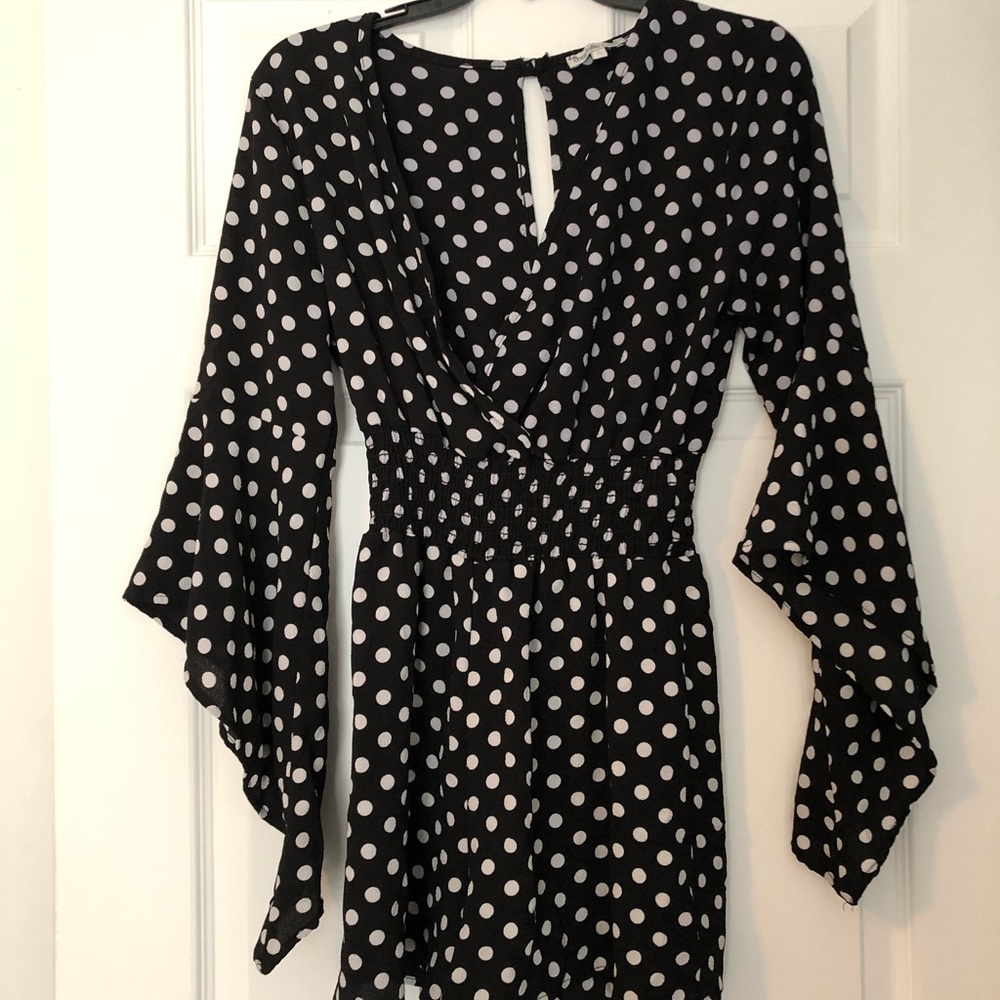 Charlotte Russe polka’d Romper
